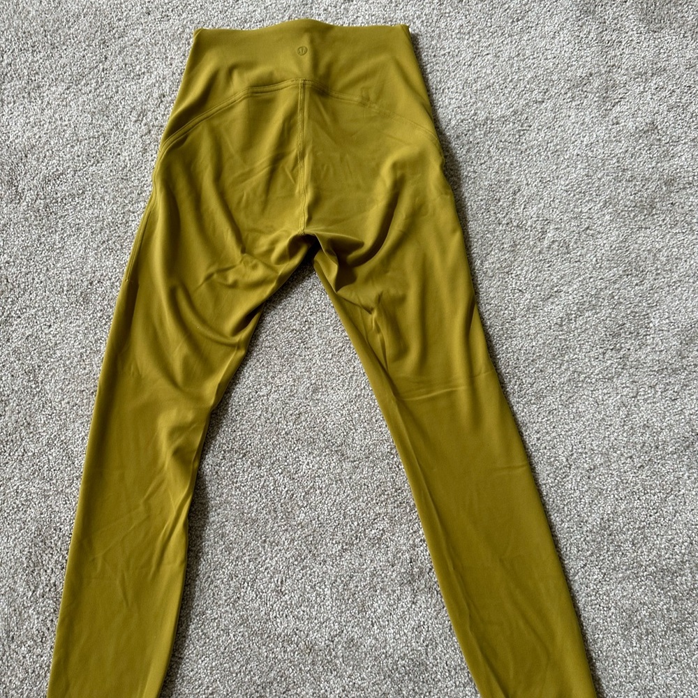 Lulul lemon Instill high rise tight 25” never worn